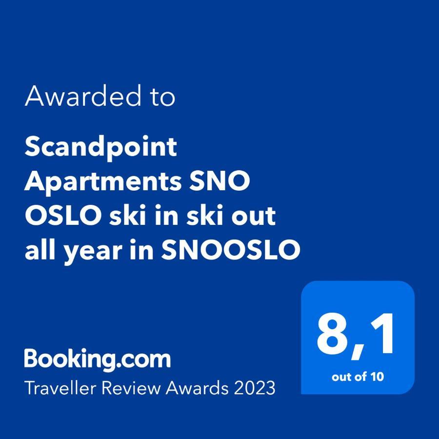 Scandpoint Apartments Oslo Ski In Ski Out All Year In Snooslo With Free Parking Exterior foto